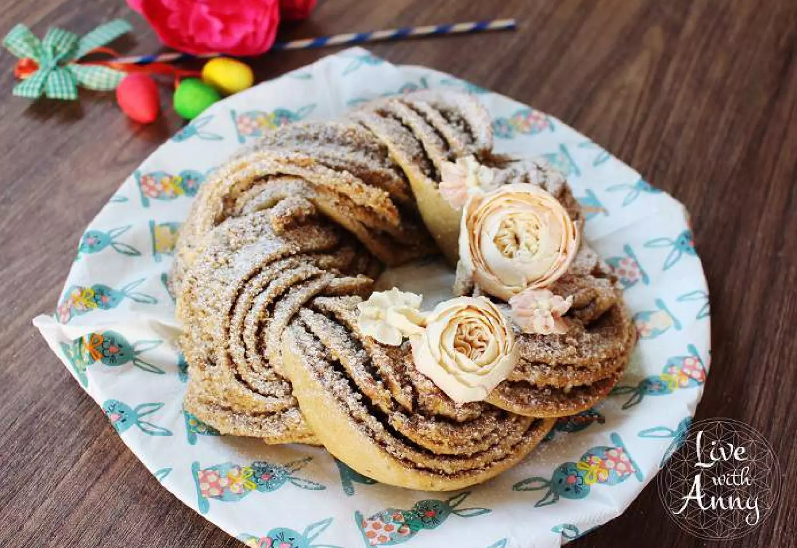 Pravý kringel ala Velikonoční věnec